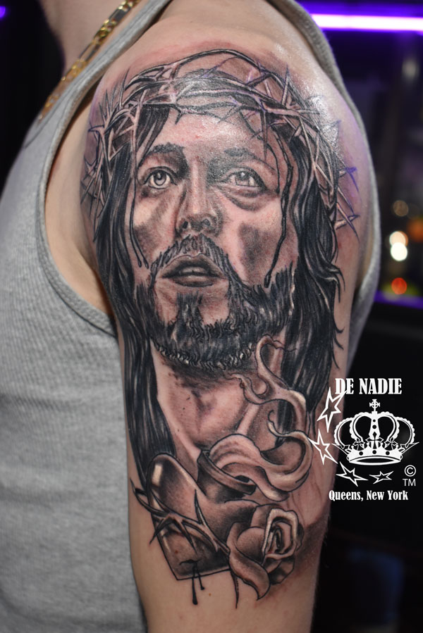 Jesus tattoo