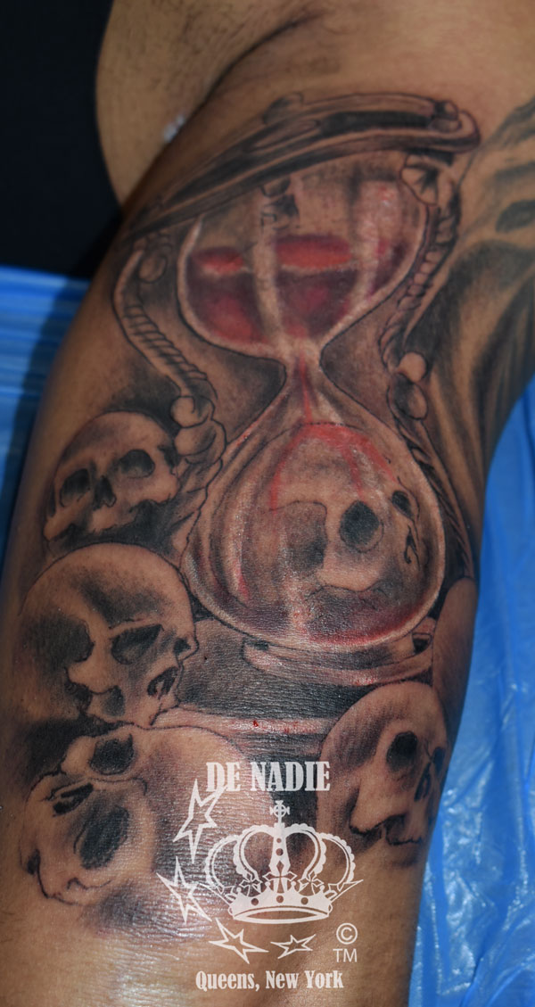 Hourglass tattoo
